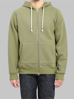 Wonder Looper Double Heavyweight Zip Hoodie Size L